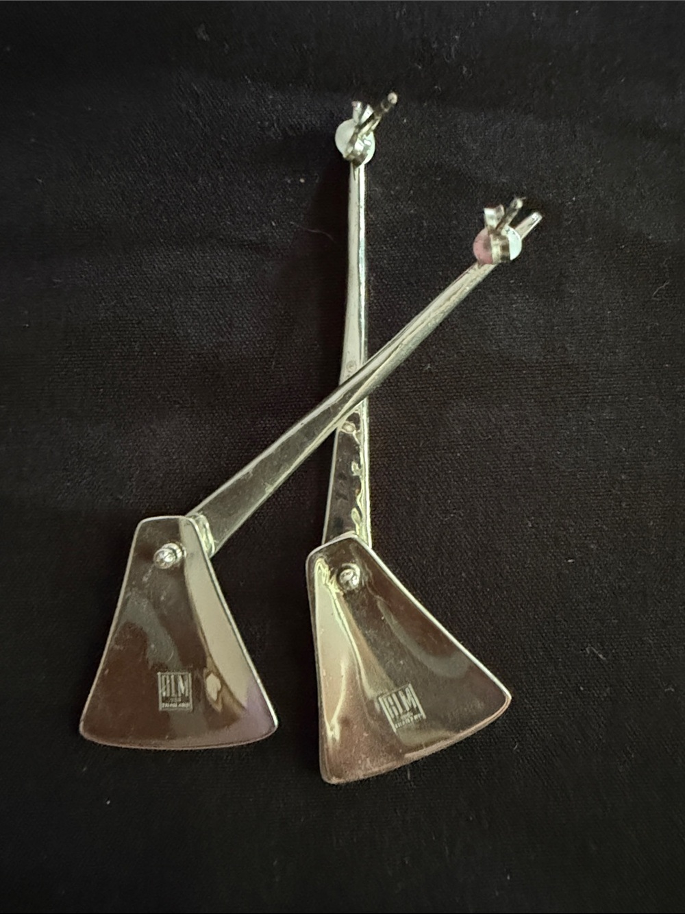RLM Studio modernist dangle earrings 925 silver - Picture 7 of 7